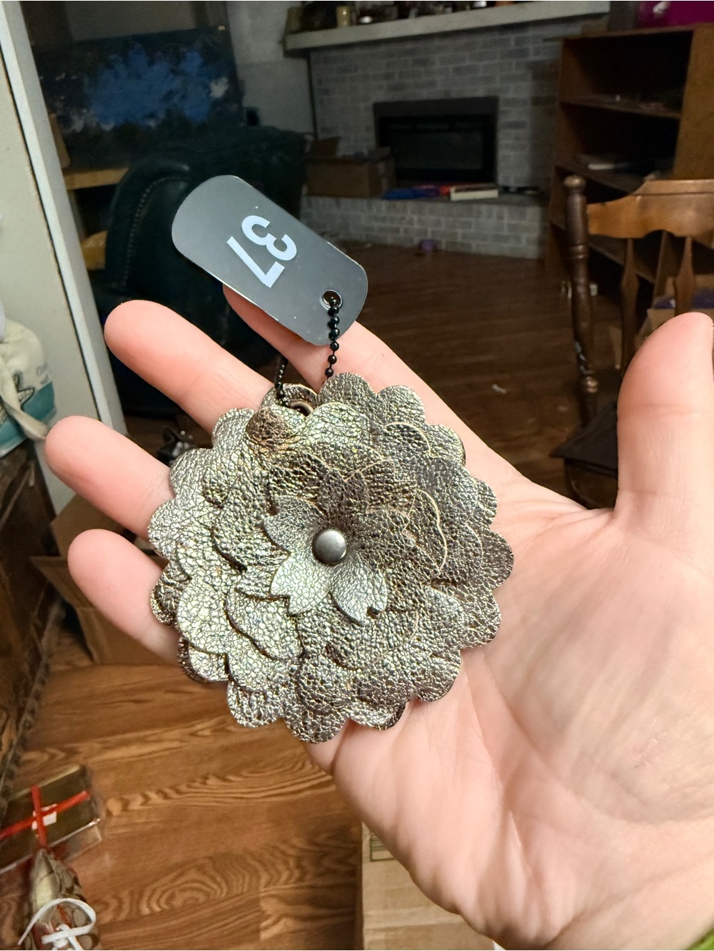 Handmade Floral Bag Charm